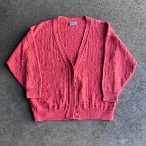 80s vintage venezia knit cardigan sweater